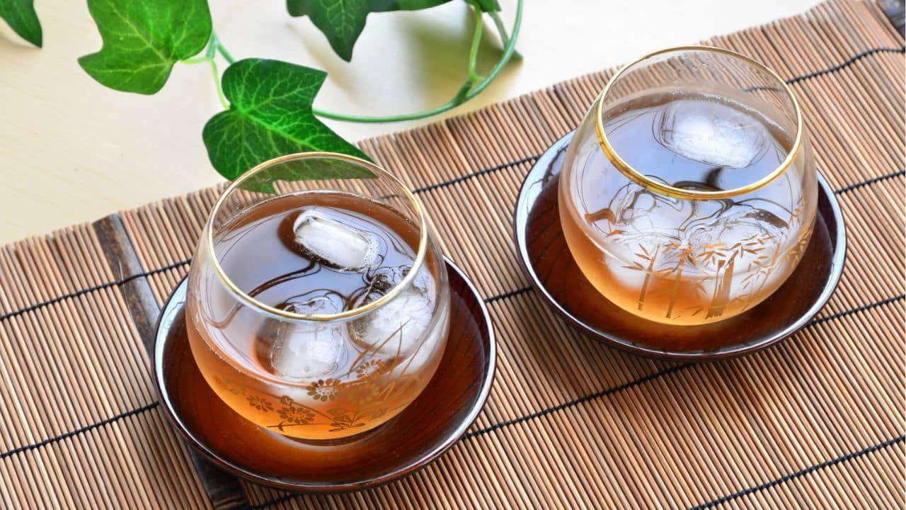 美味しそうね麦茶の写真